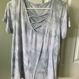 American Eagle Soft & Sexy Lace Up Top